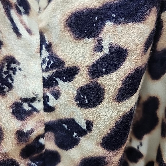 Vintage Havana Women's Cold‎ Shoulder Leopard Print Top Size Small New Boho Chic - Picture 11 of 12